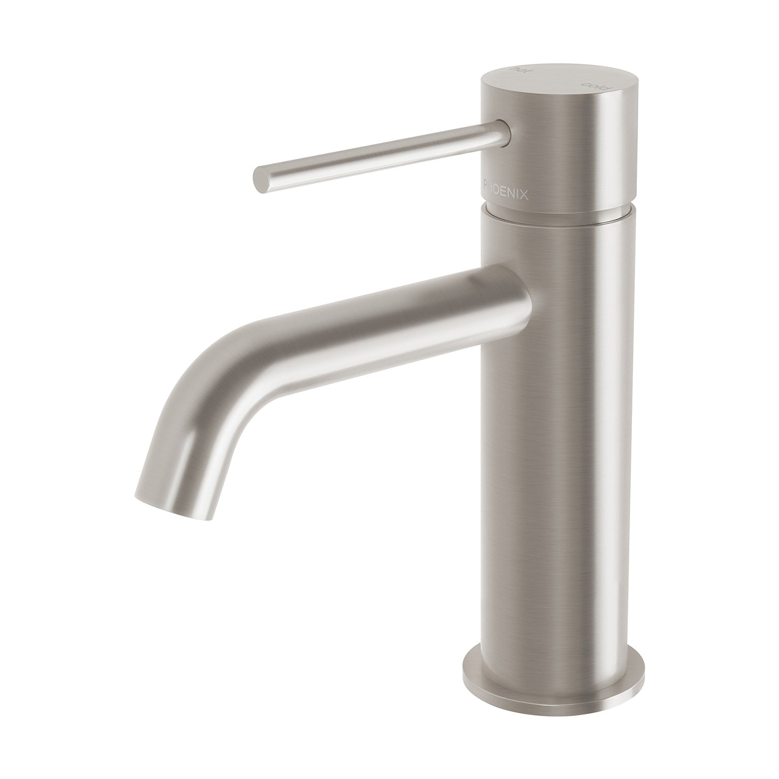 Phoenix Vivid Slimline Basin Mixer Curved Outlet VS7701