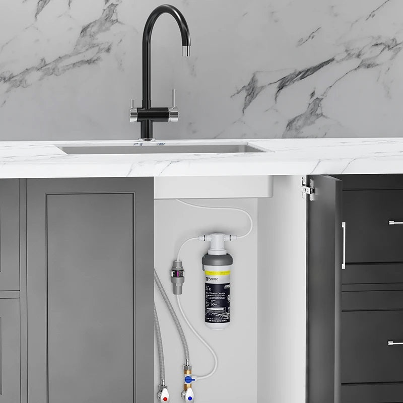 Puretec 3-Way Mixer Tap Tripla with Filter System Z1-BL1