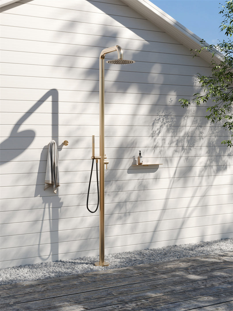 Nero Zen SS316L Outdoor Freestanding Shower Column NR162205a