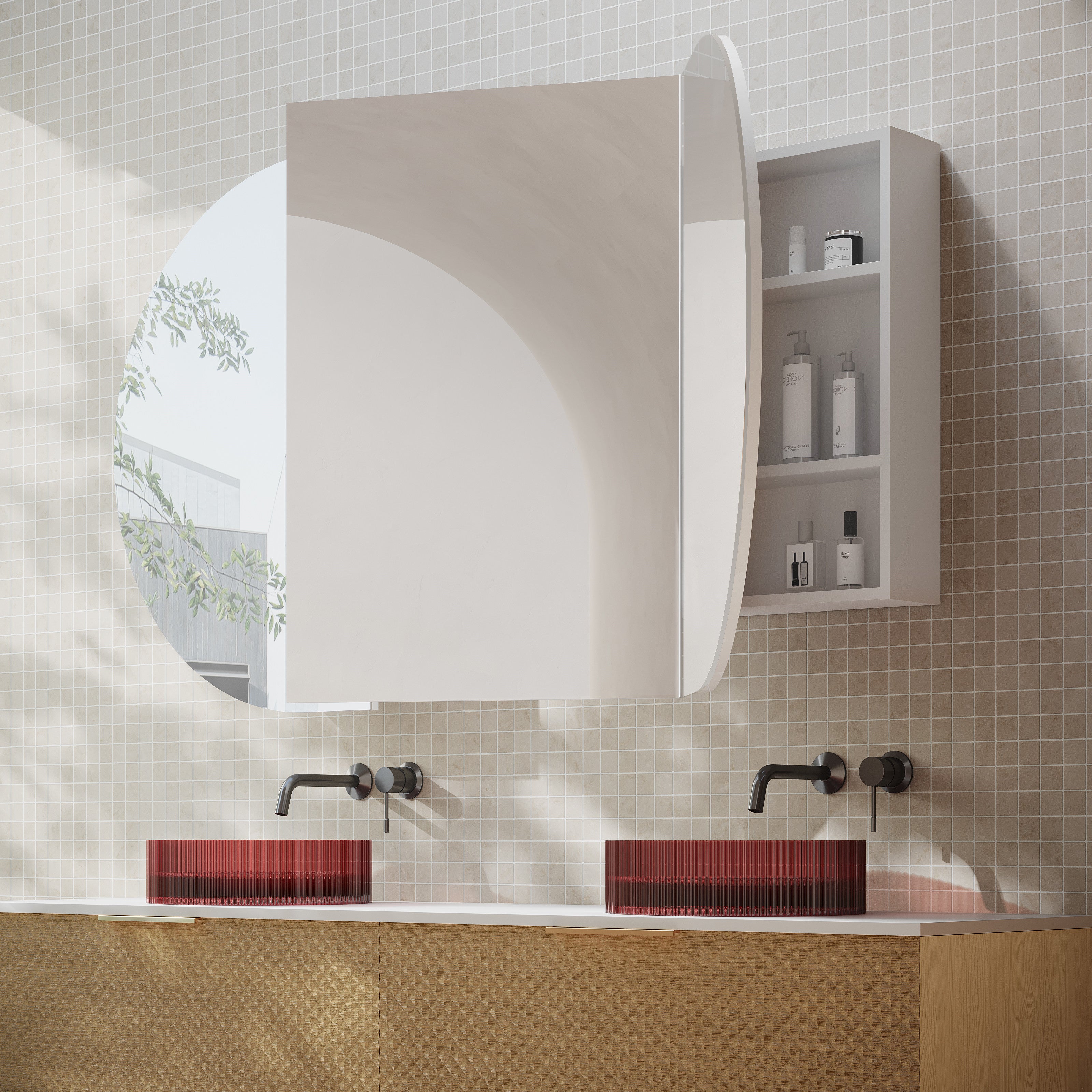 Cassa Design 1800mm Elli Pill Shaving Cabinet