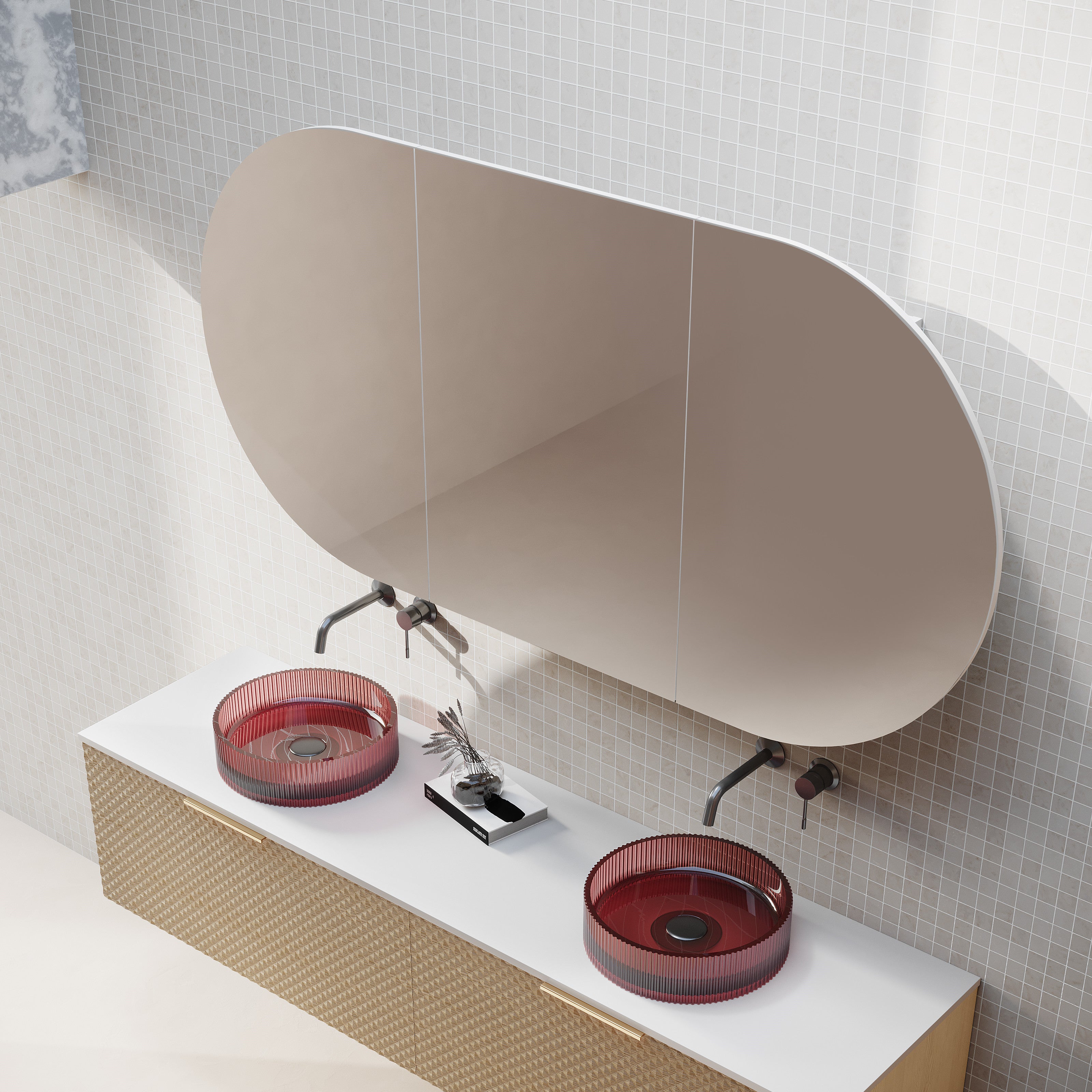 Cassa Design 1800mm Elli Pill Shaving Cabinet