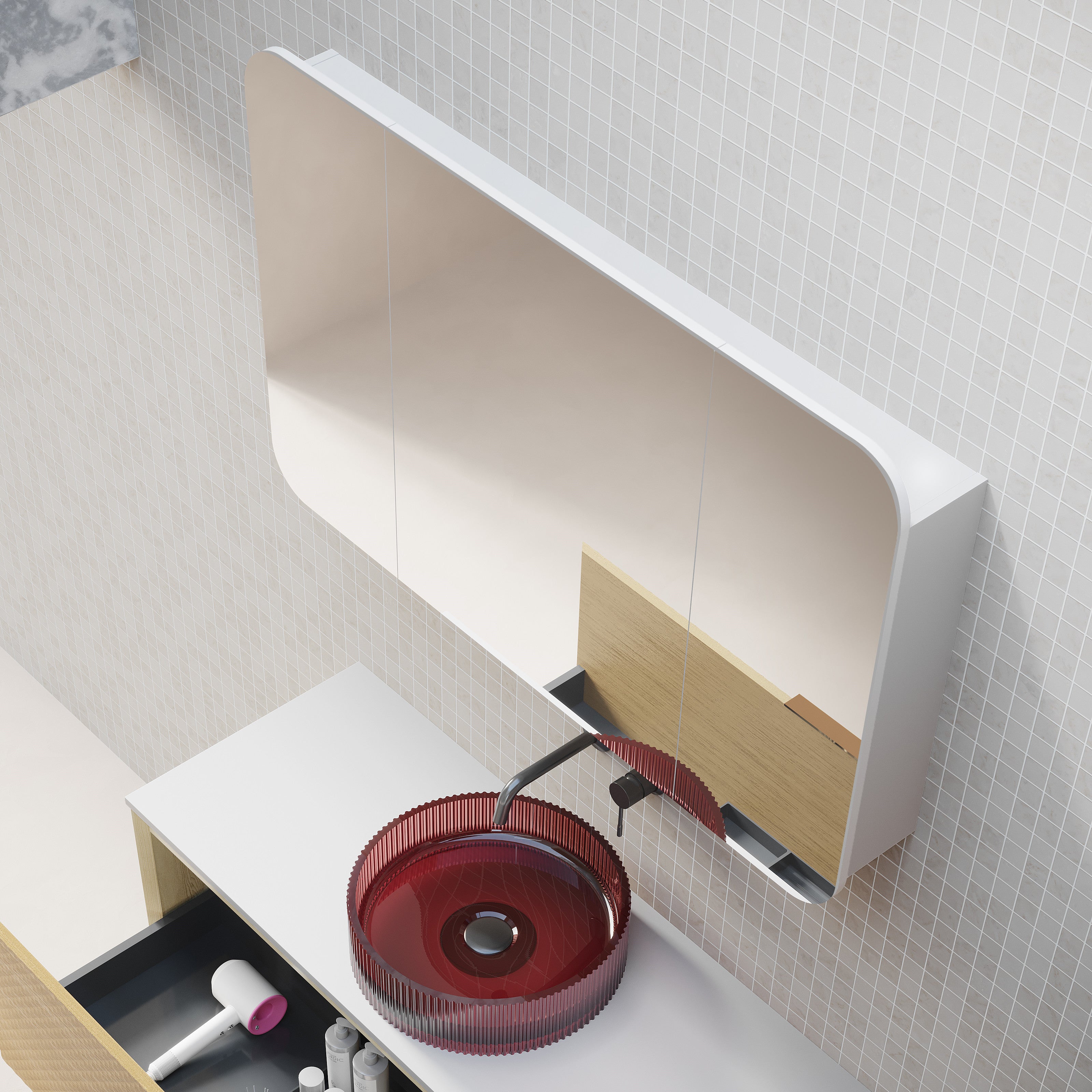 Cassa Design 1200mm Rec Shaving Cabinet