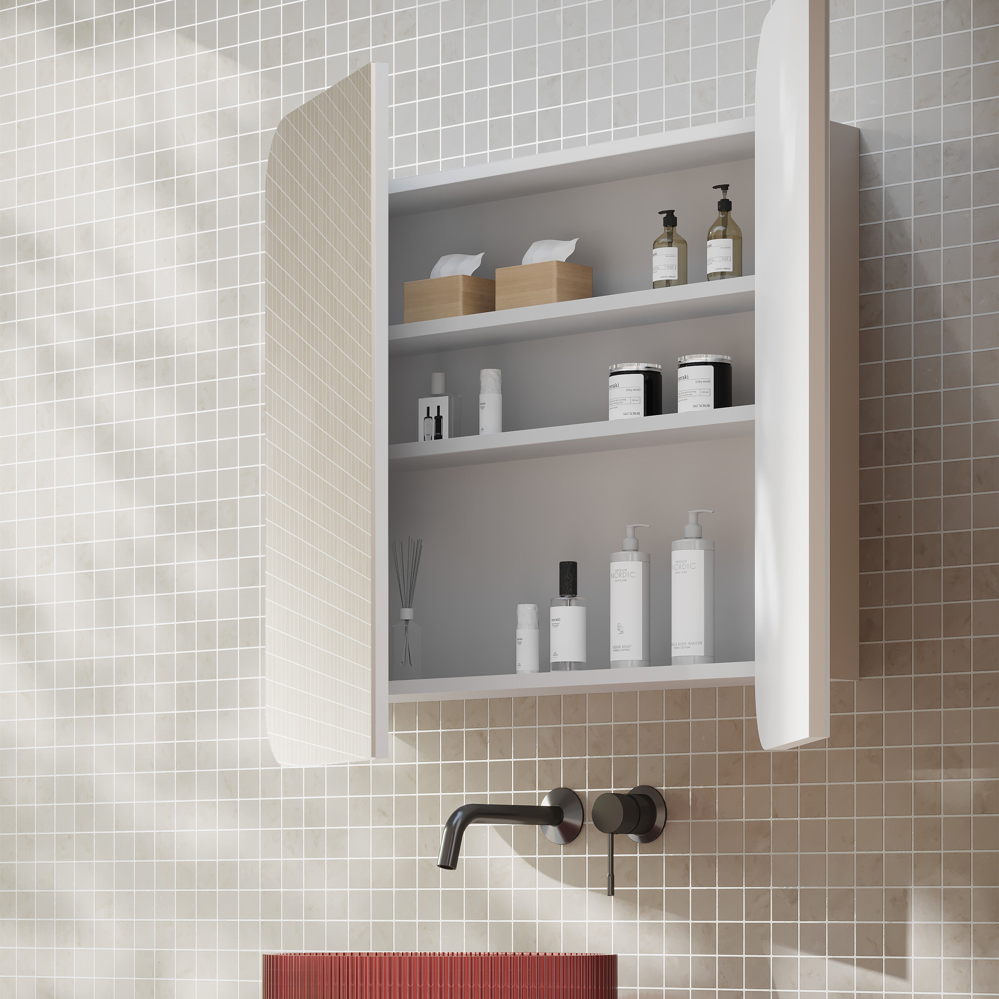 Cassa Design 750mm Rec Shaving Cabinet