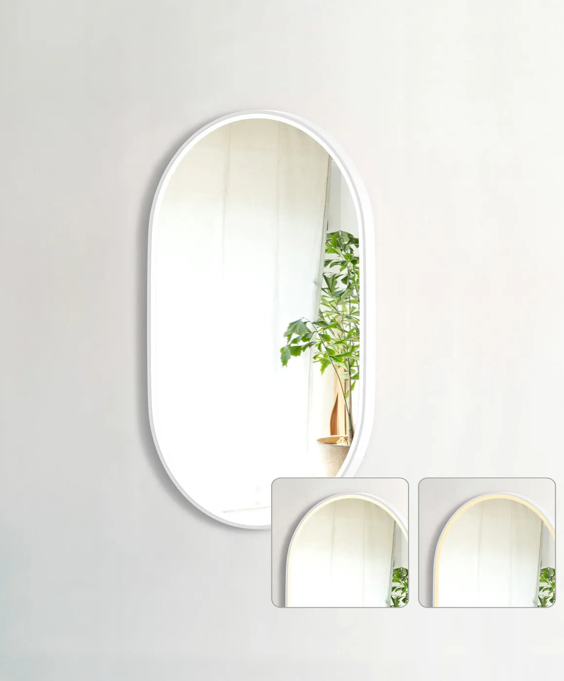 Otti LED Noosa Framed Mirror 600 x 900mm
