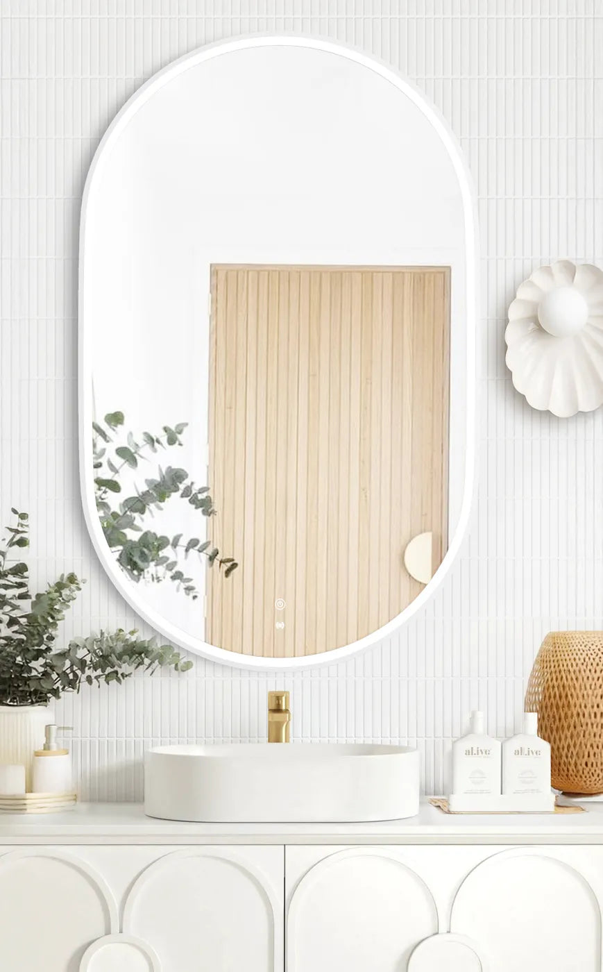 Otti LED Noosa Framed Mirror 600 x 900mm
