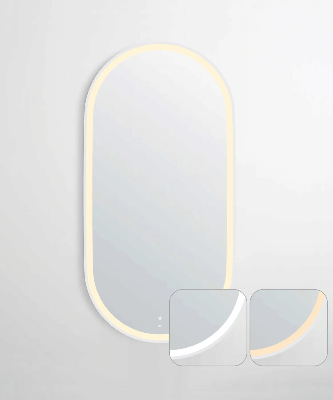 Otti LED Noosa Framed Mirror 450 x 900mm