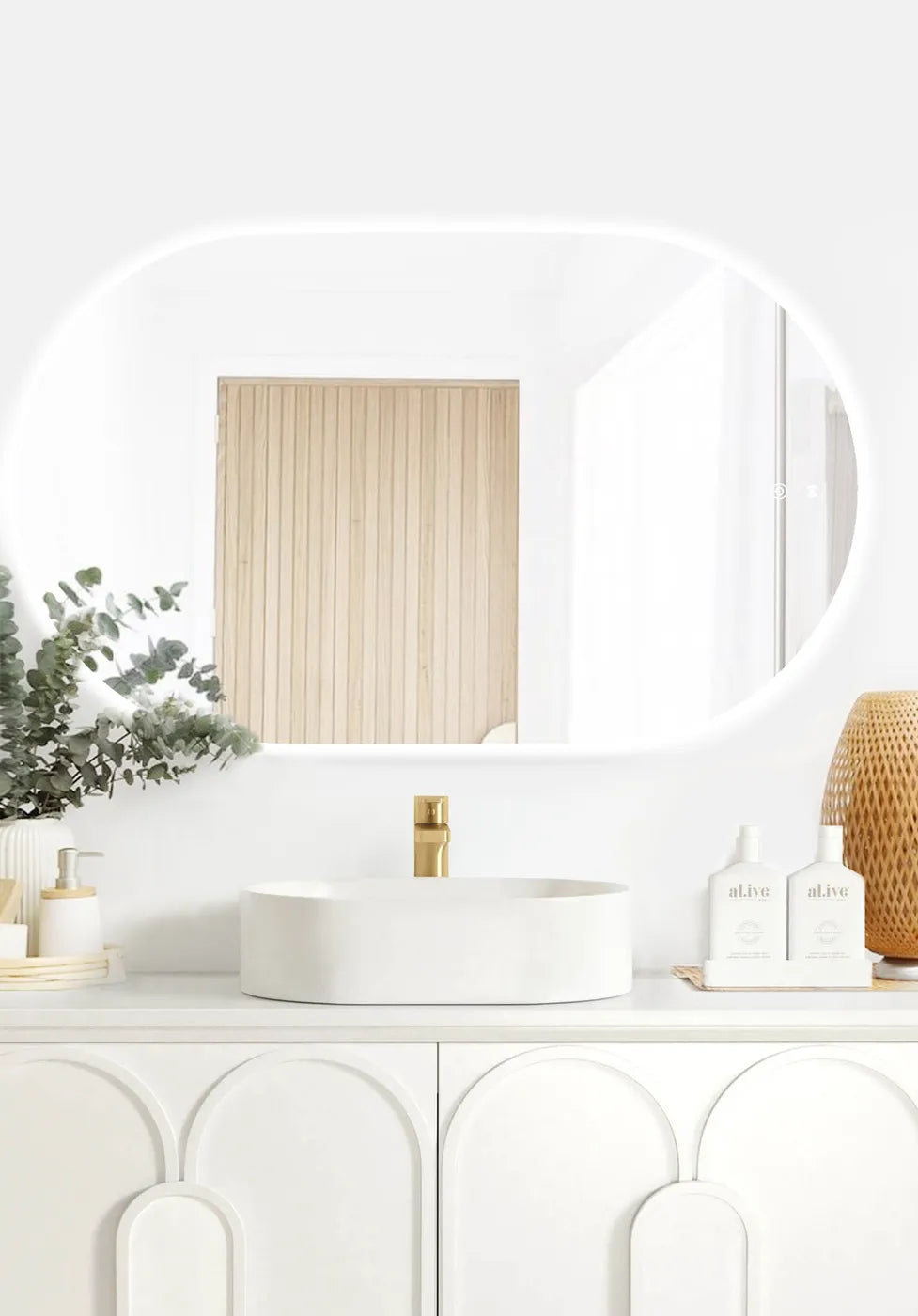 Otti LED Noosa Frameless Mirror 1200 x 750mm
