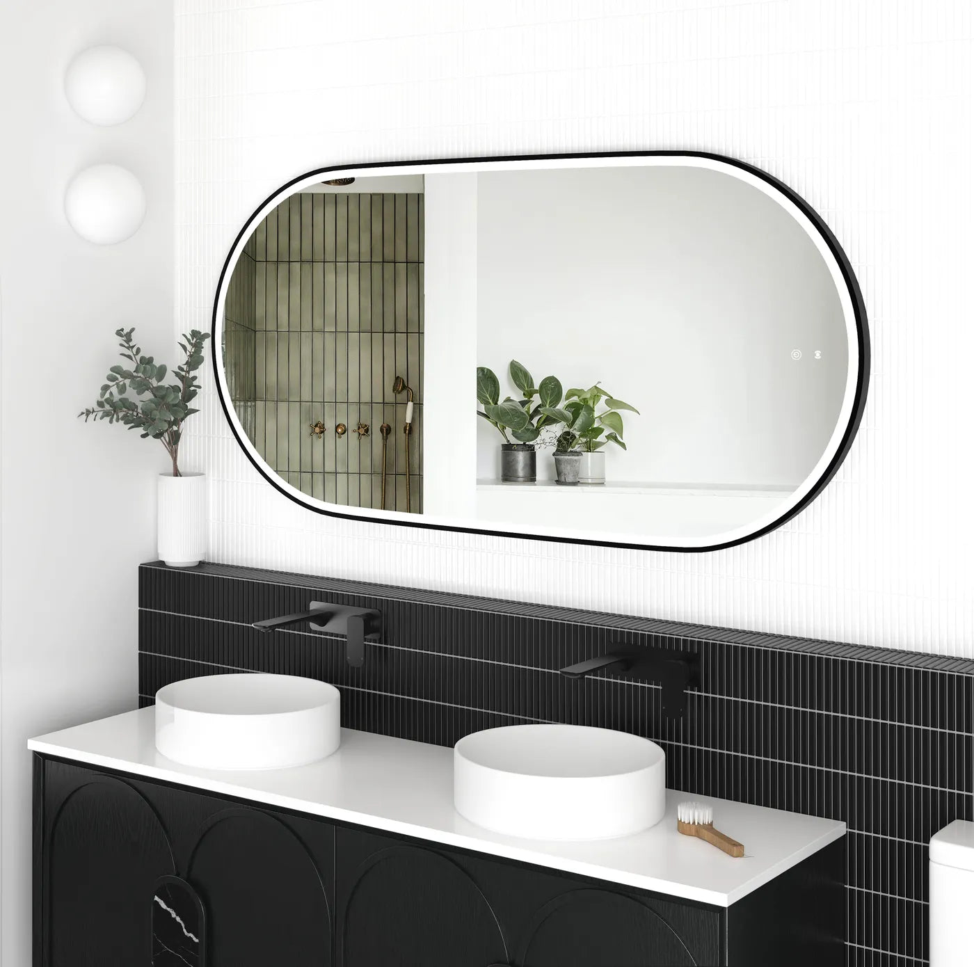 Otti LED Noosa Framed Mirror 1500 x 750mm