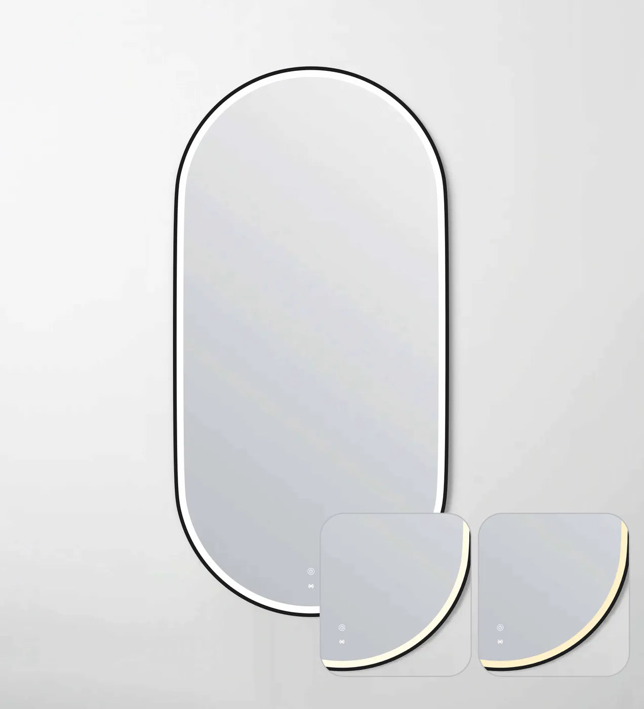Otti LED Noosa Framed Mirror 1500 x 750mm