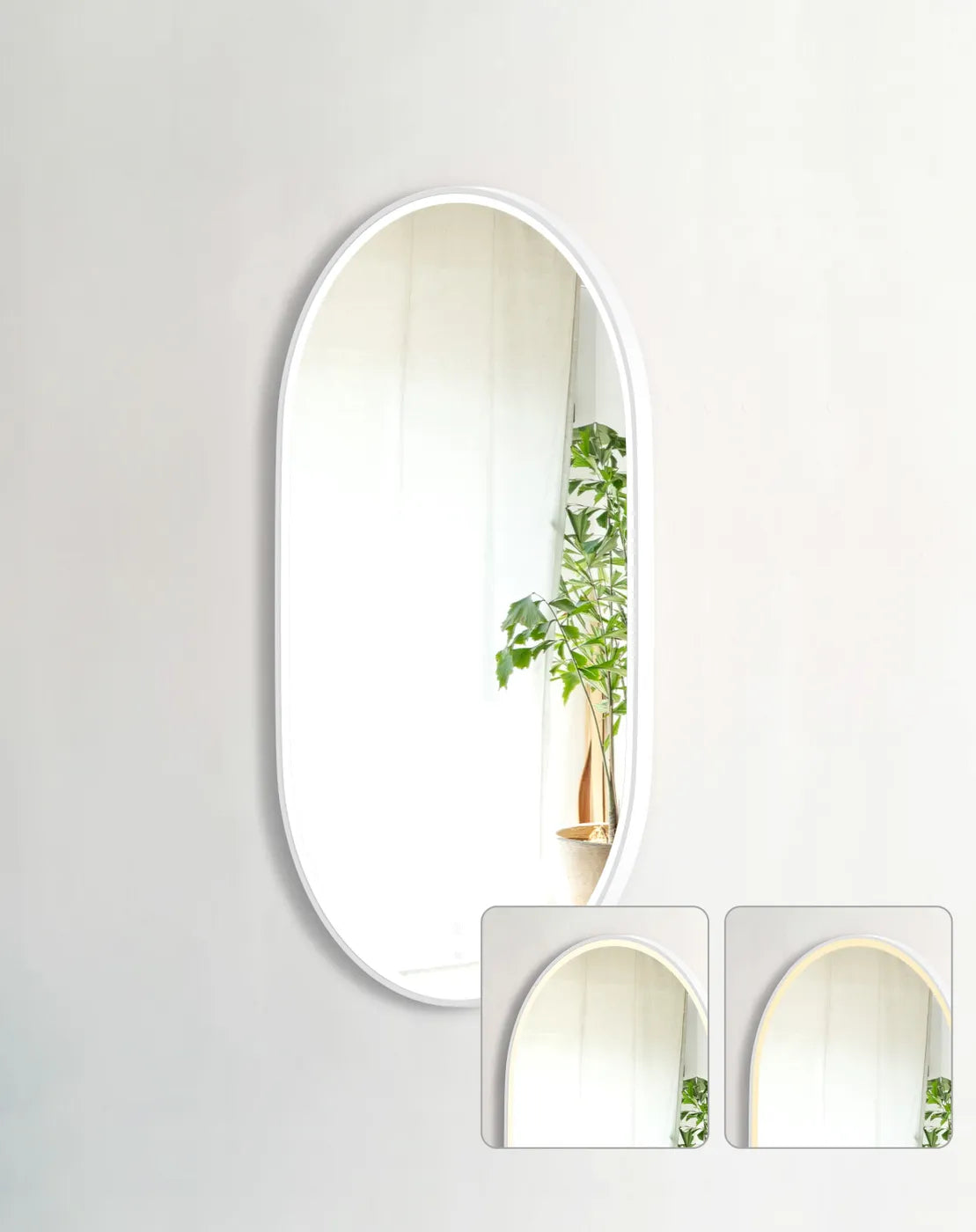 Otti LED Noosa Framed Mirror 1200 x 750mm