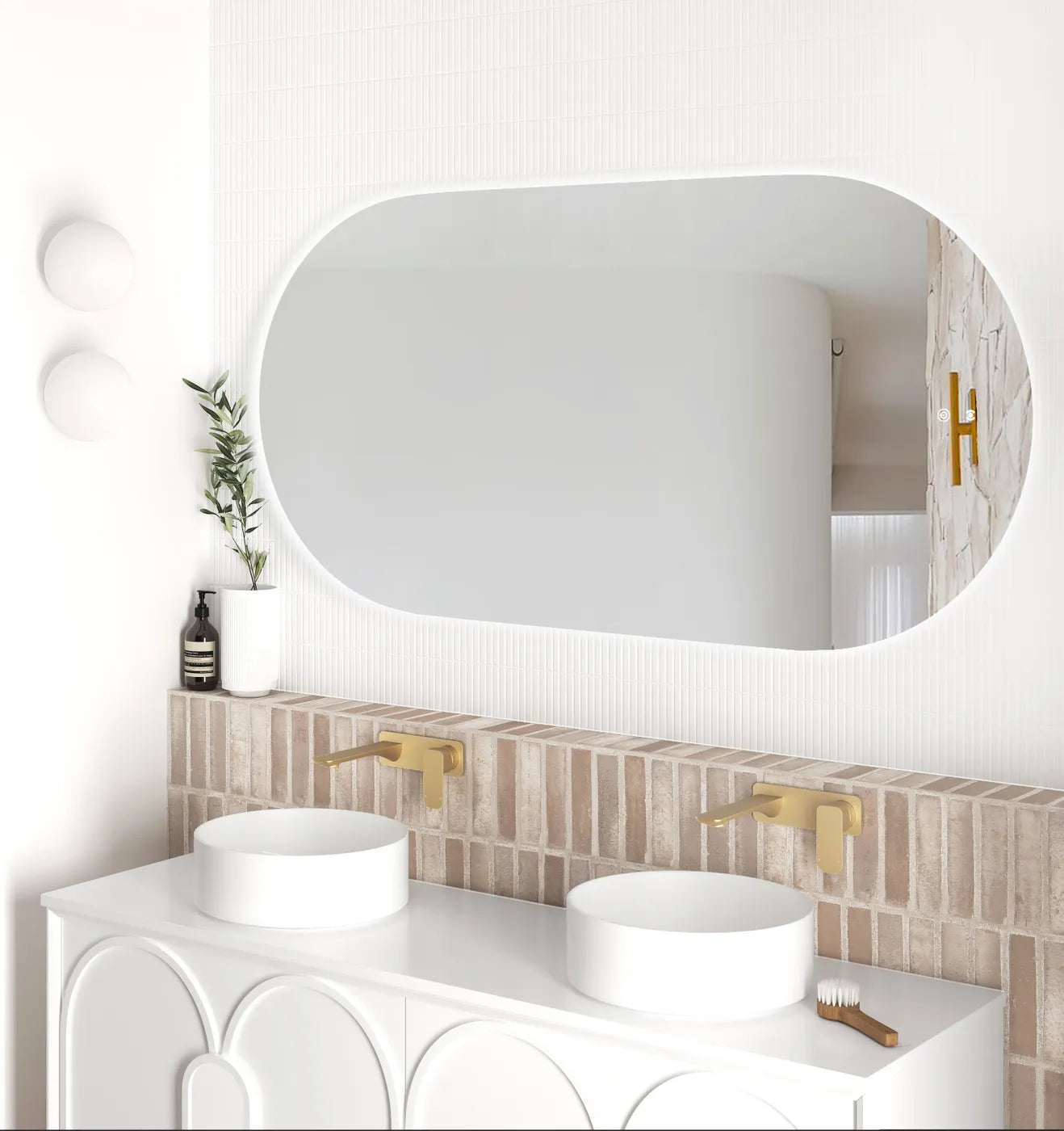 Otti LED Noosa Frameless Mirror 1500 x 750mm