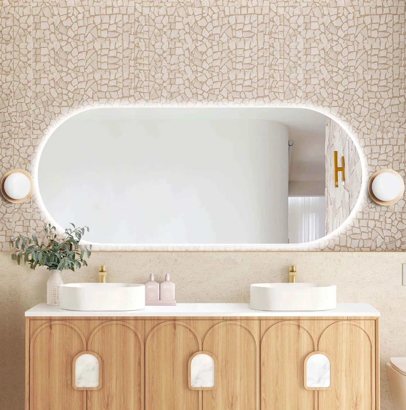 Otti LED Noosa Frameless Mirror 1800 x 750mm