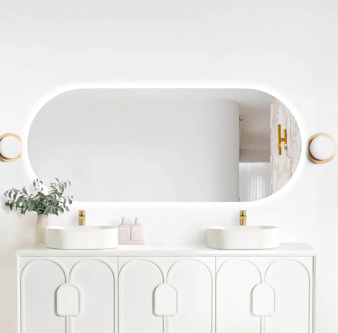 Otti LED Noosa Frameless Mirror 1800 x 750mm