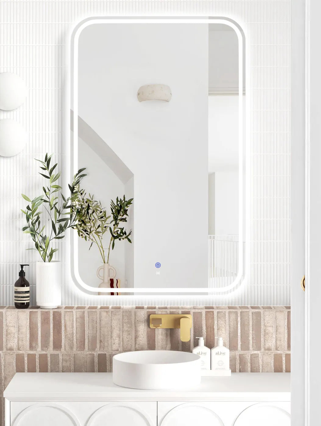 Otti LED Newport Frameless Mirror 1200 x 750mm