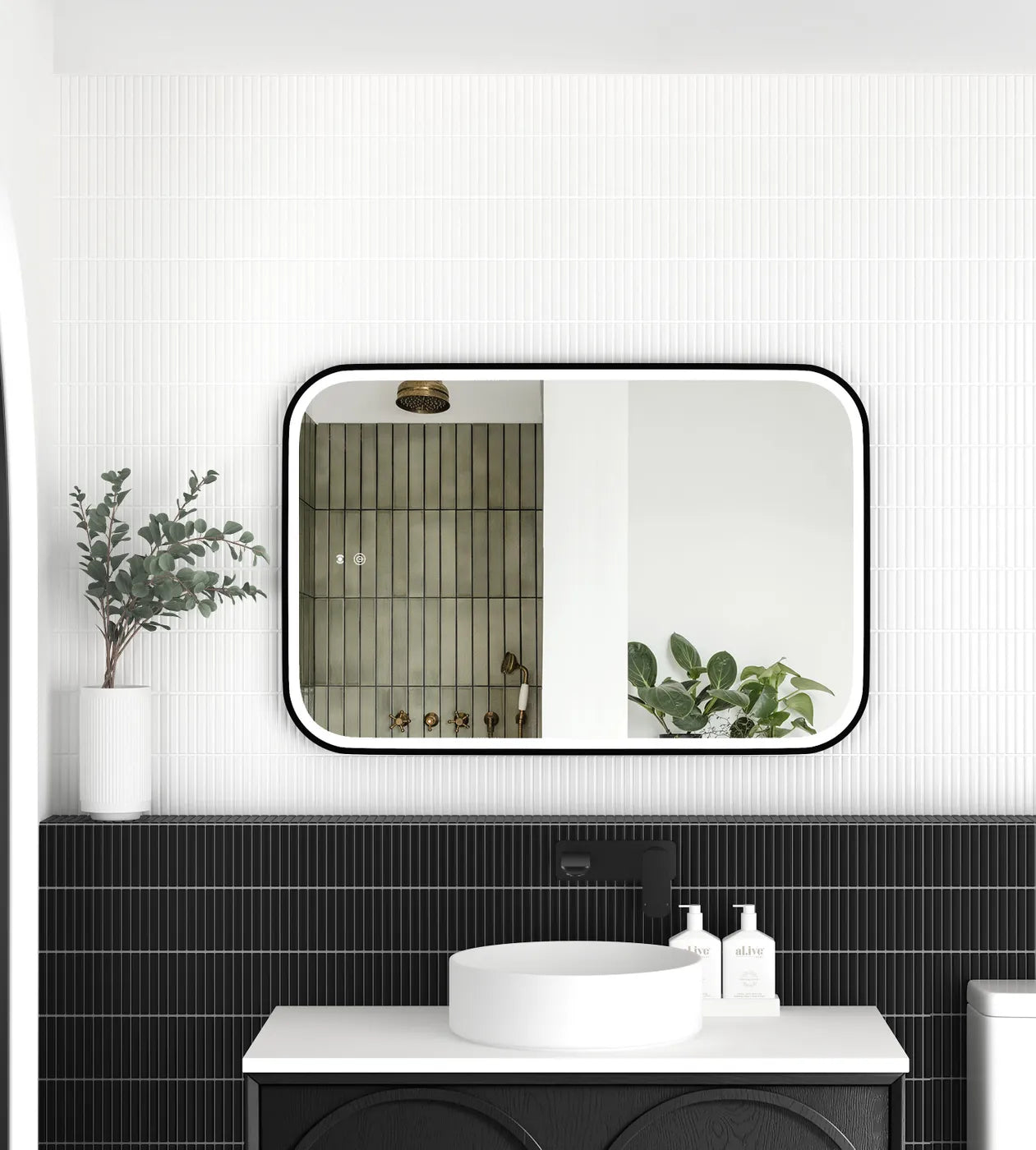 Otti LED Newport Framed Mirror 900 x 600mm