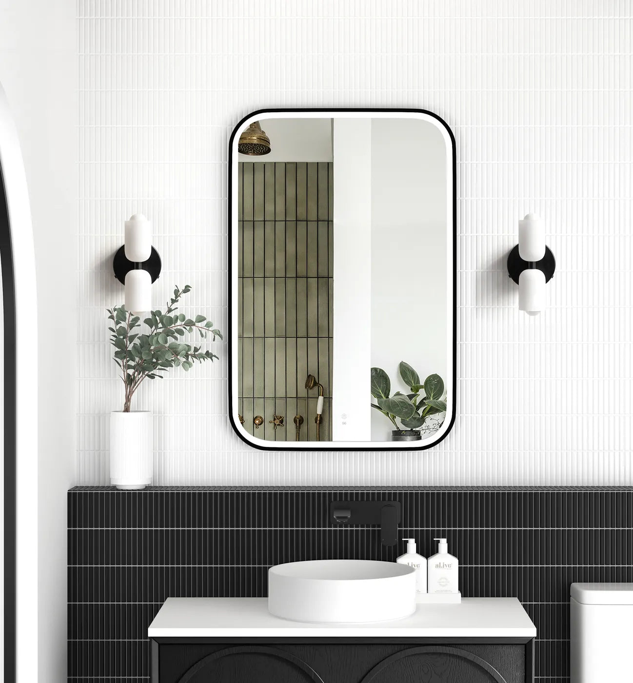 Otti LED Newport Framed Mirror 900 x 600mm