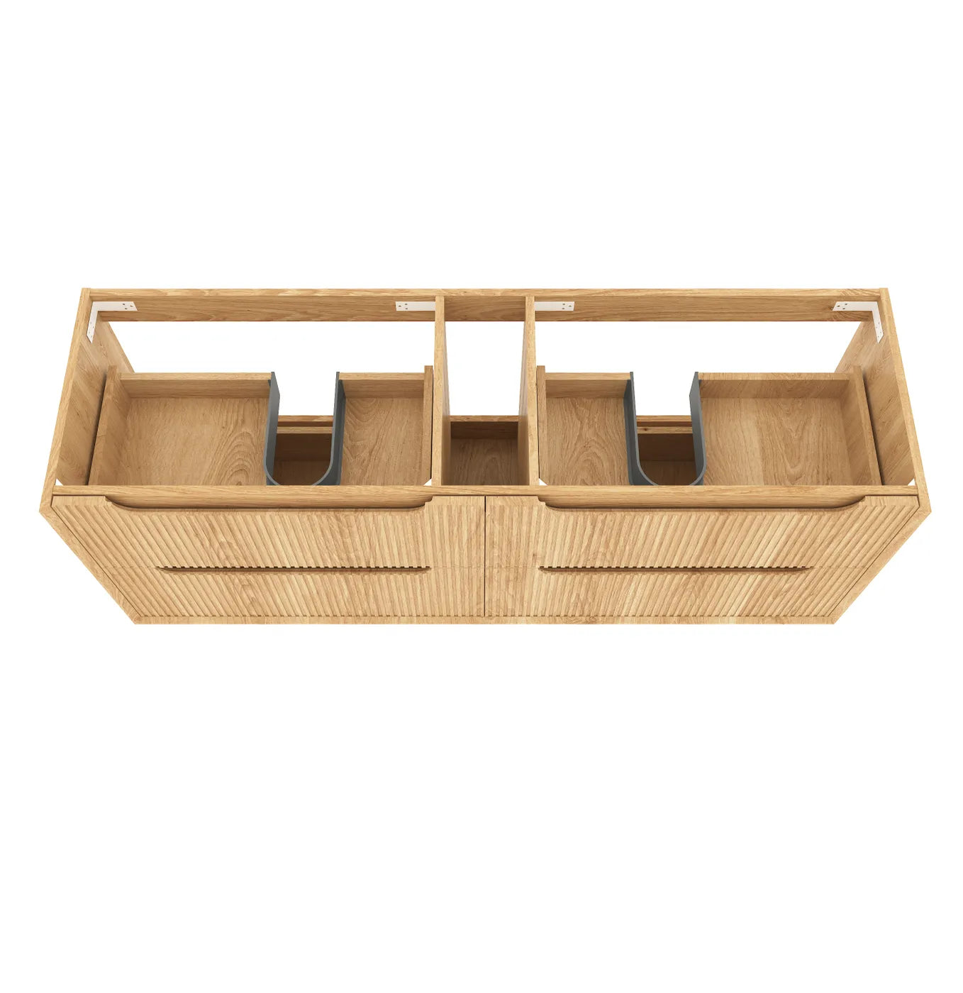 Otti Byron Fluted 1500mm Woodland Oak Vanity