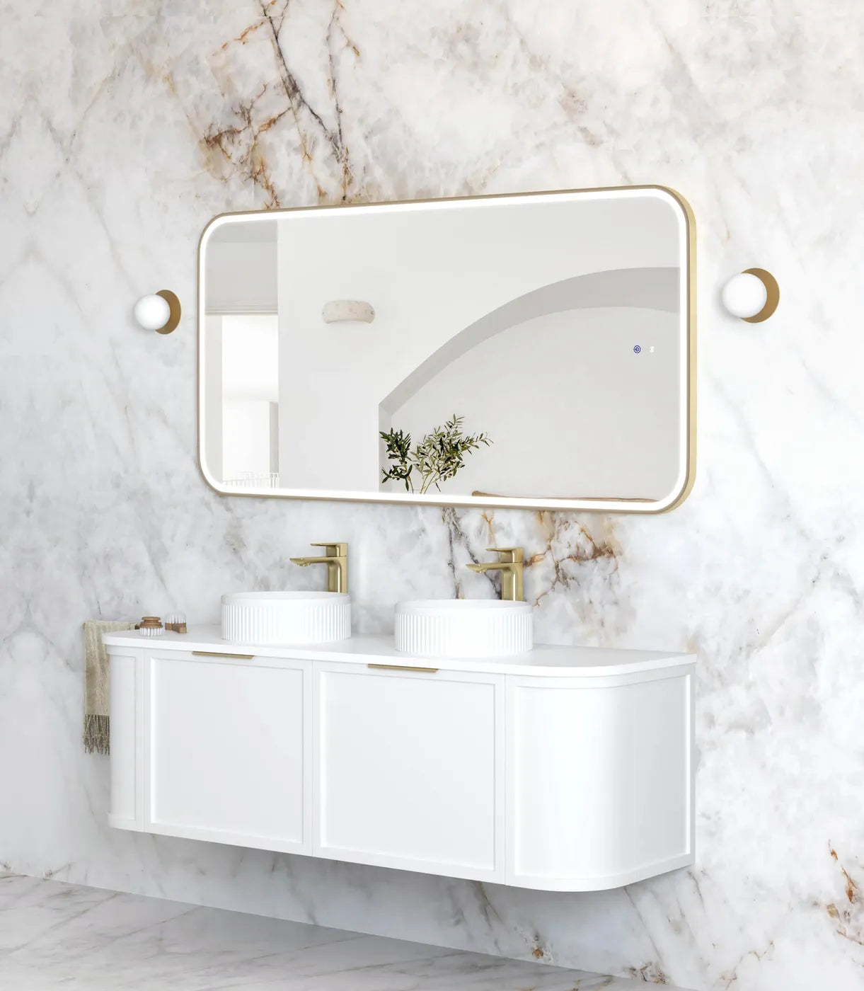 Otti LED Newport Framed Mirror 1500 x 750mm