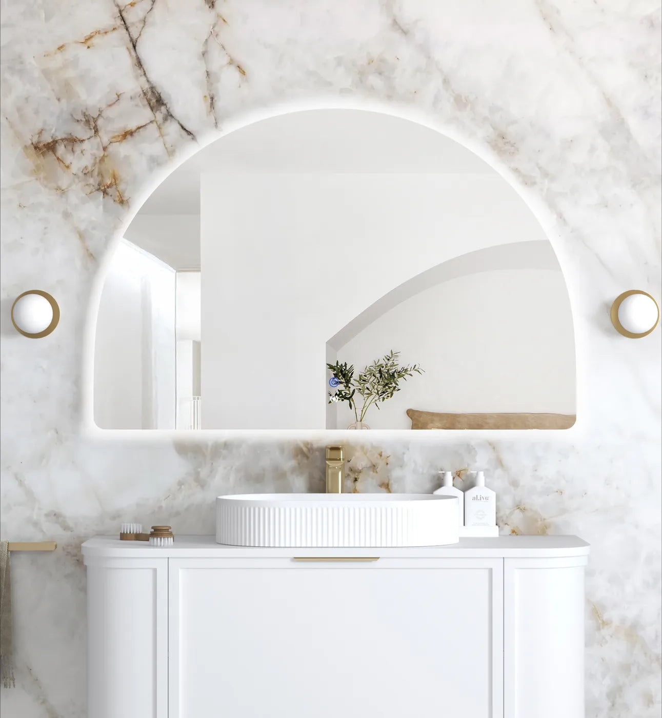 Otti LED Moonlight Archie Frameless Mirror 800 x 1200mm