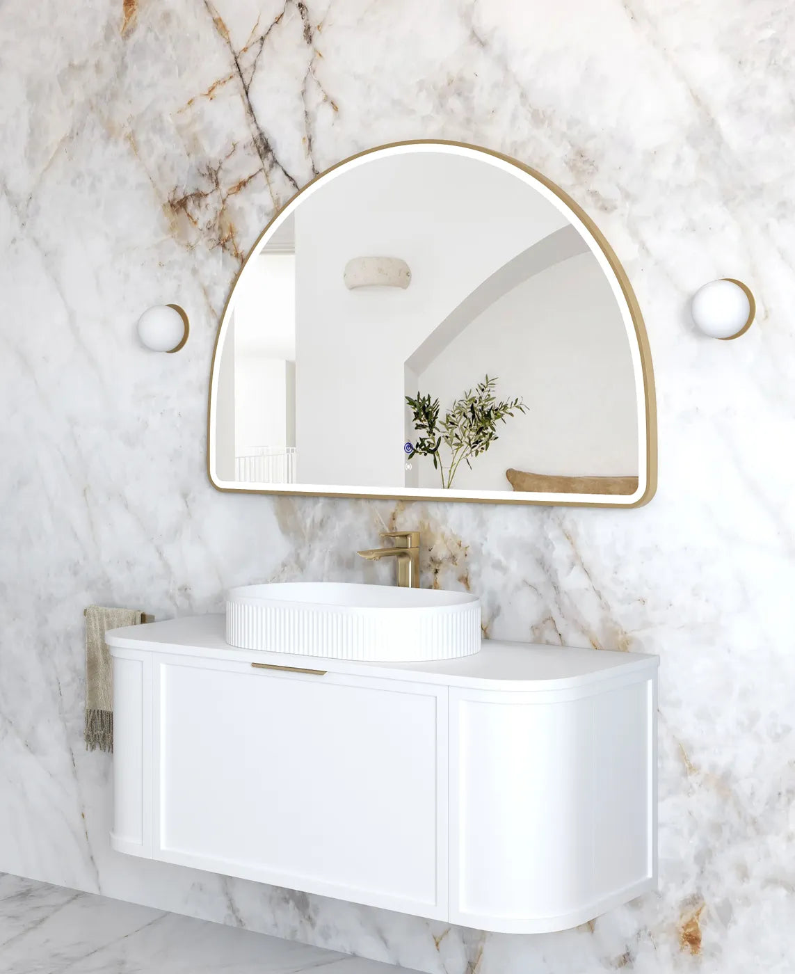 Otti LED Moonlight Archie Framed Mirror 800 x 1200mm