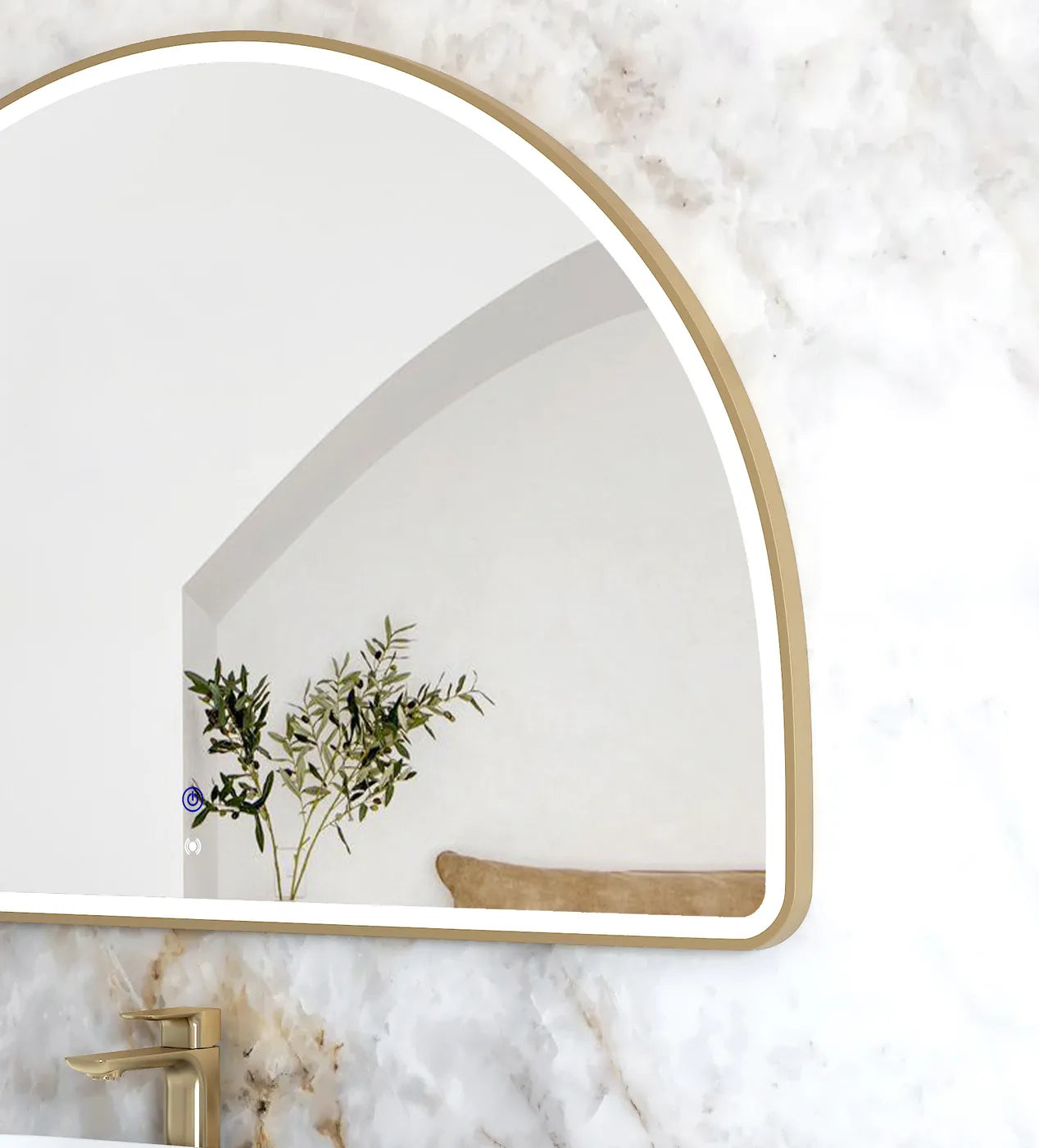 Otti LED Moonlight Archie Framed Mirror 800 x 1200mm