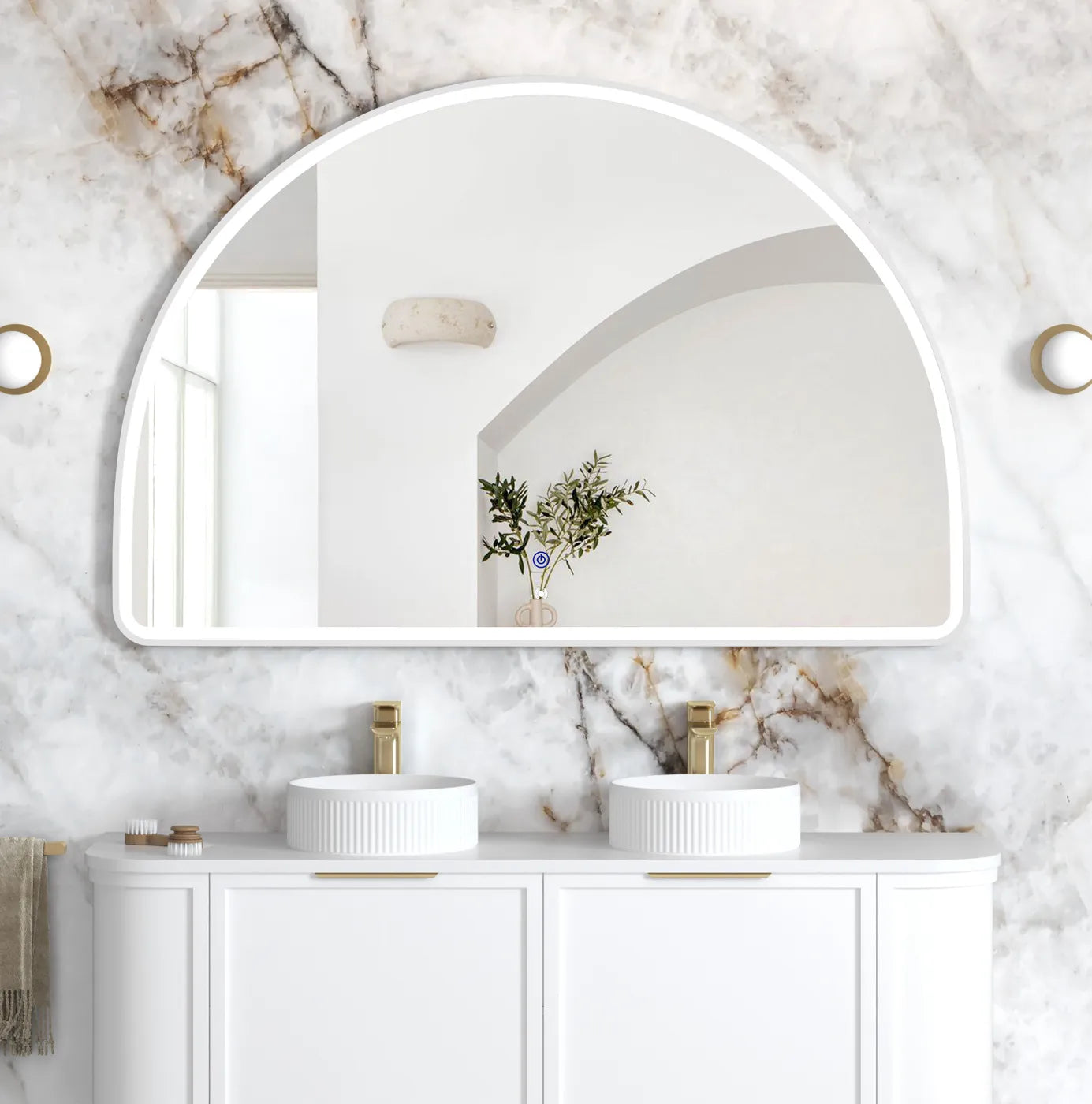 Otti LED Moonlight Archie Framed Mirror 1000 x 1500mm
