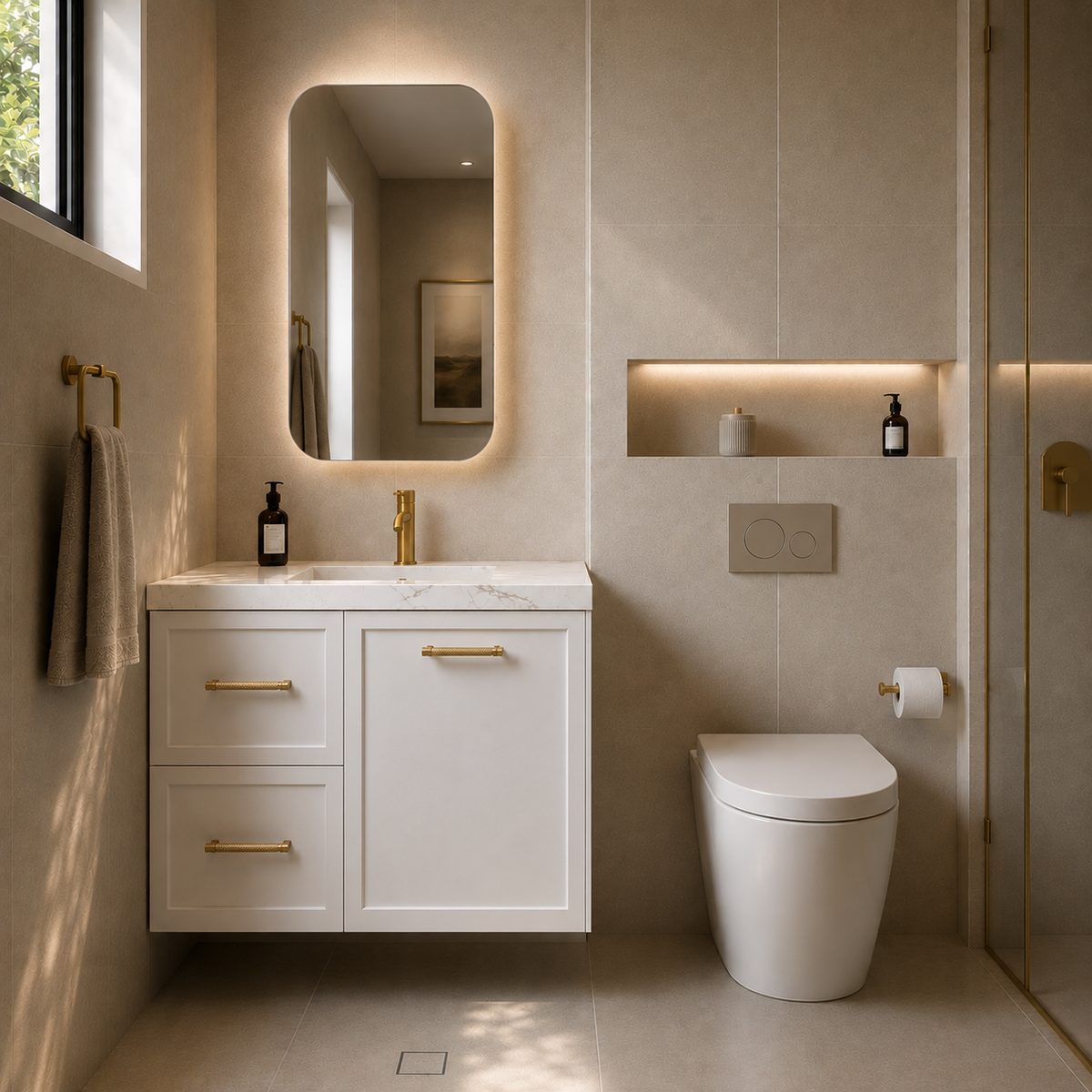 Lukka Kingsley Federation 750mm Wall Hung Left-Hand Drawer Vanity