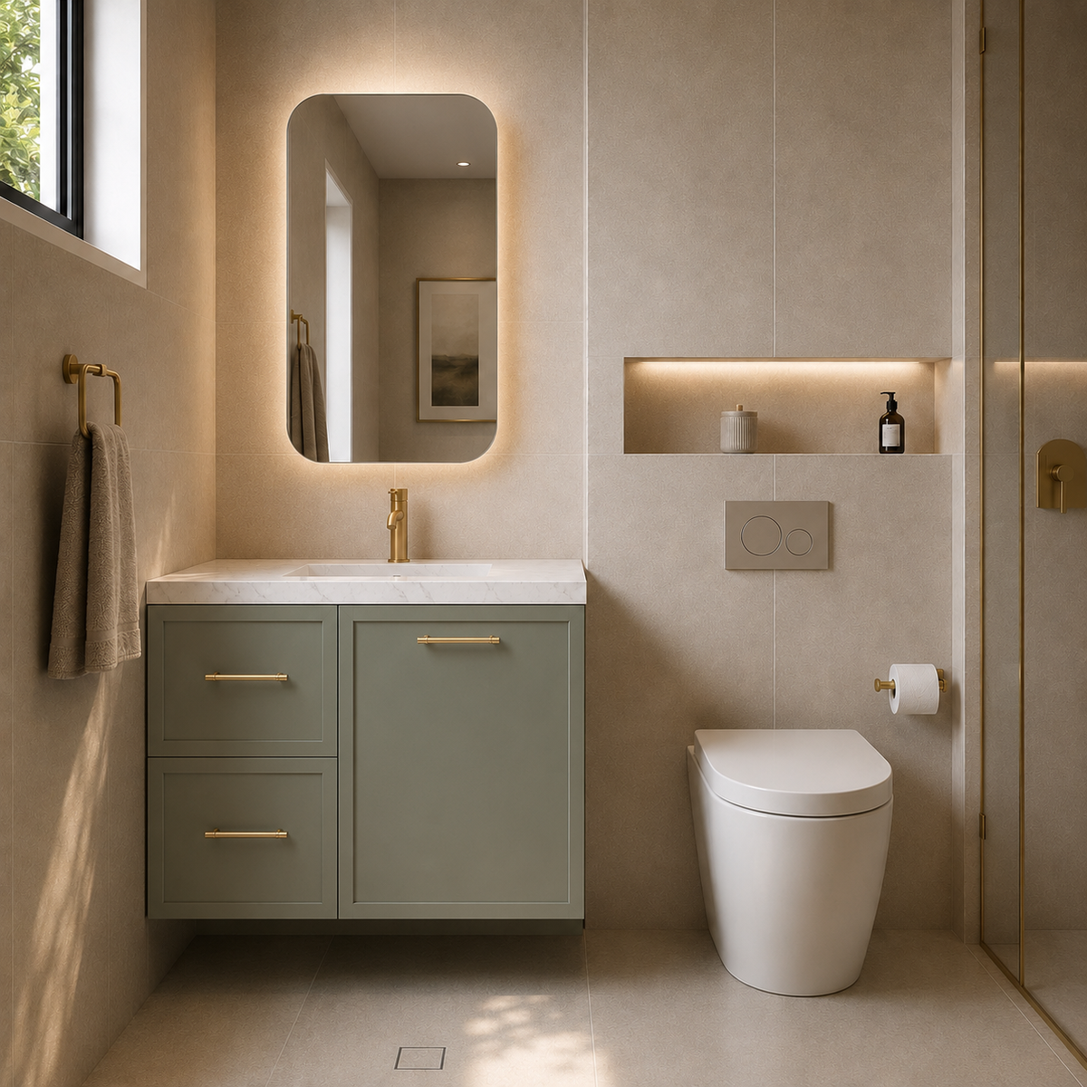 Lukka Kingsley Federation 750mm Wall Hung Left-Hand Drawer Vanity