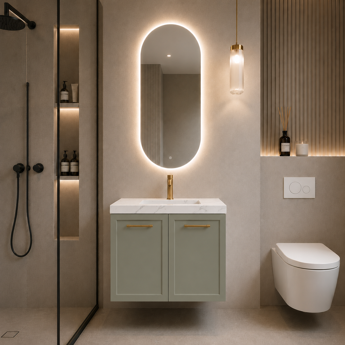 Lukka Kingsley Federation 600mm Wall Hung Vanity