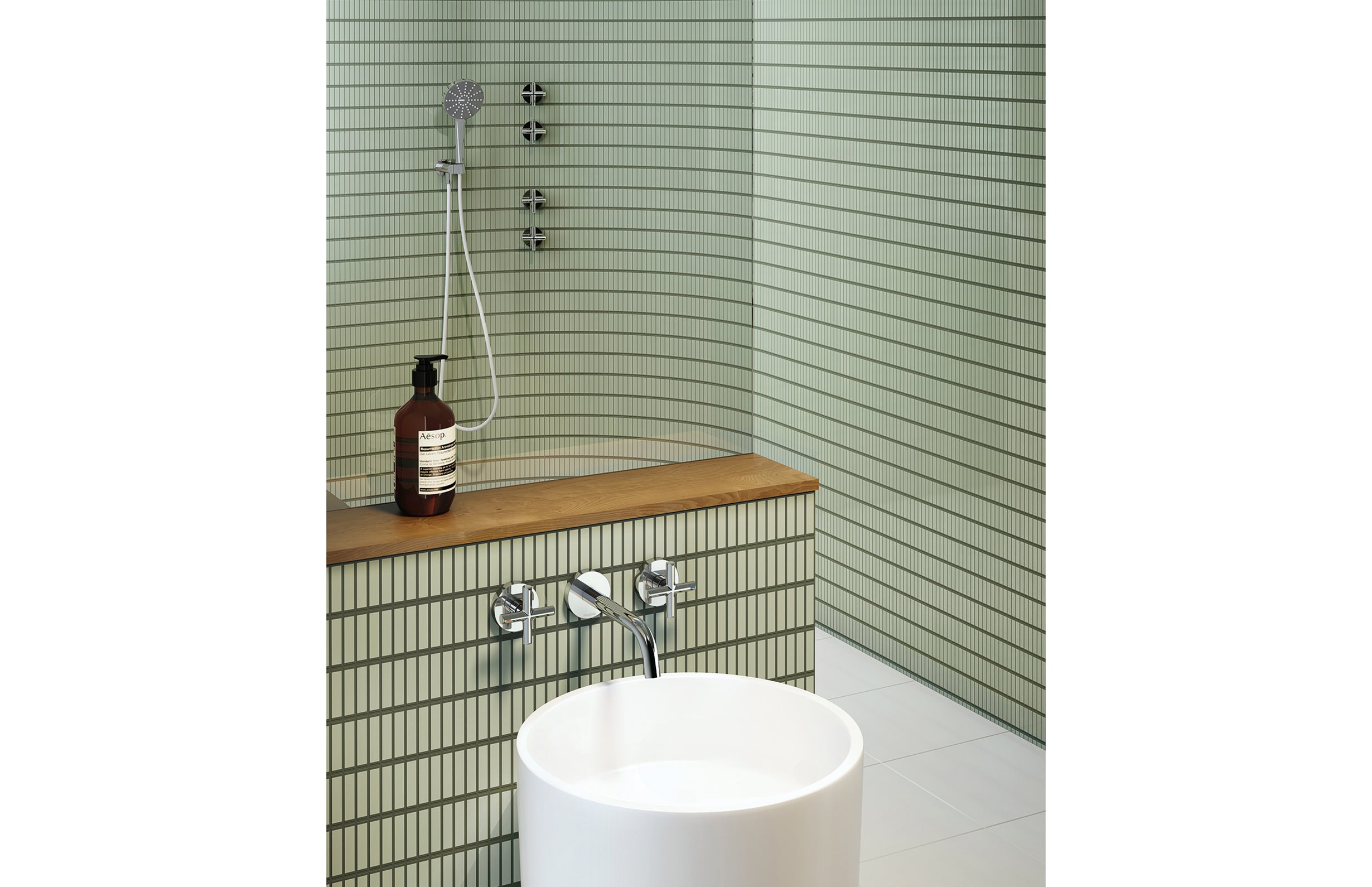 Phoenix Vivid Slimline Plus Wall Top Assemblies 15mm Extended Spindles 119-0670