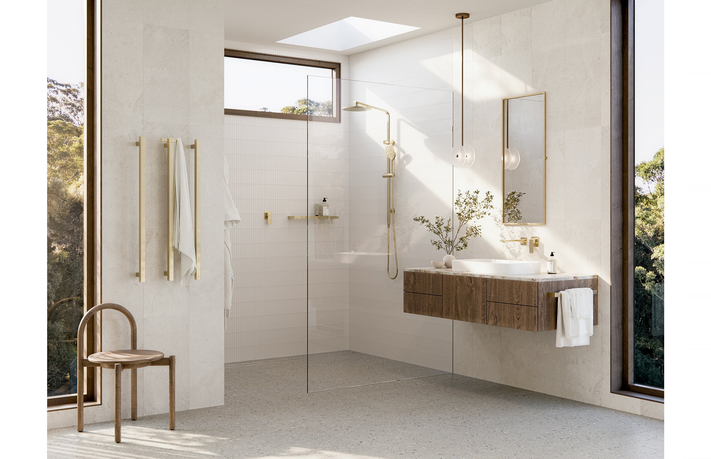 Phoenix Gloss Shower Shelf GS896
