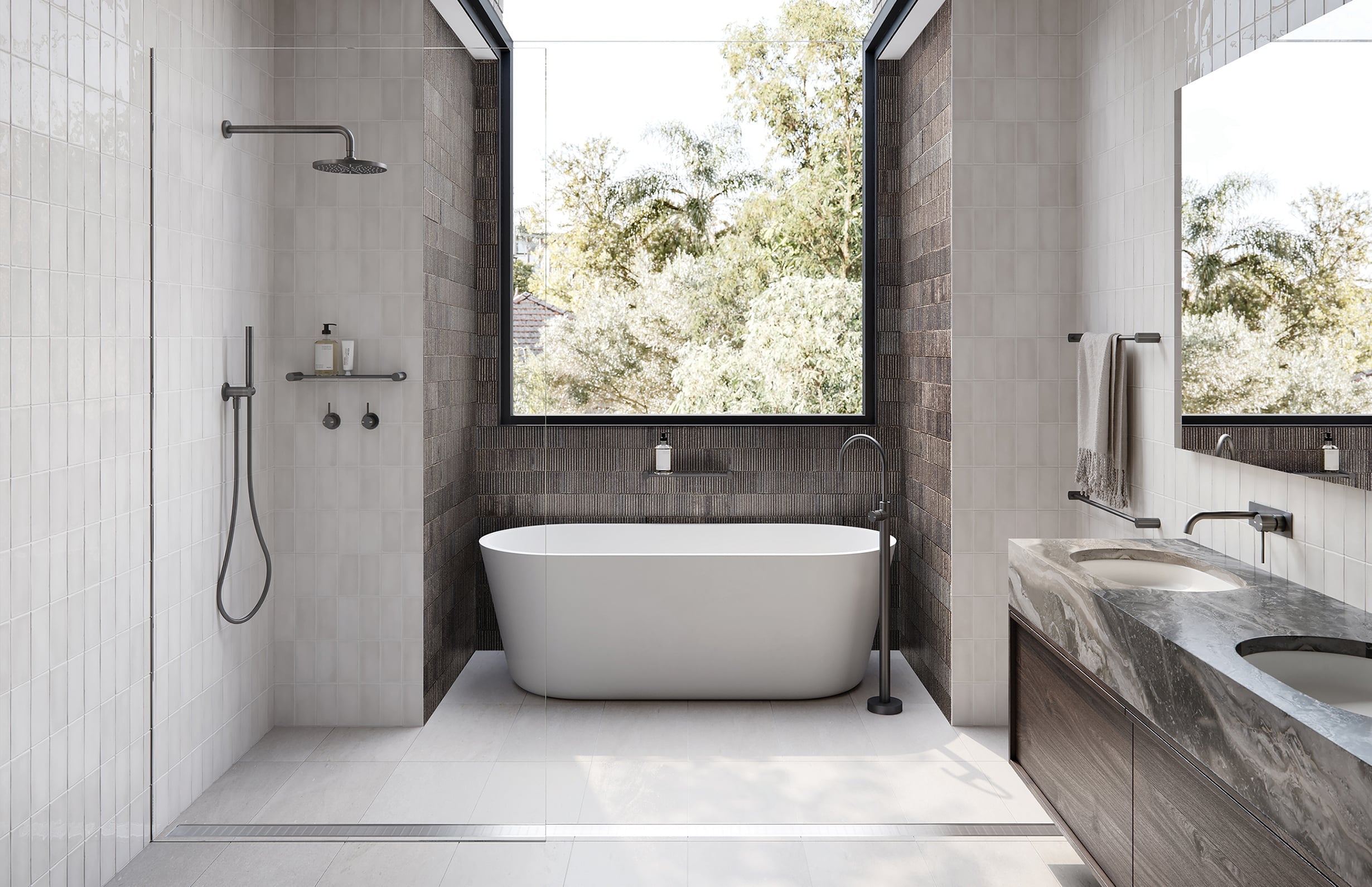 Phoenix Vivid Slimline Wall Top Assemblies 15mm Extended Spindles VS067