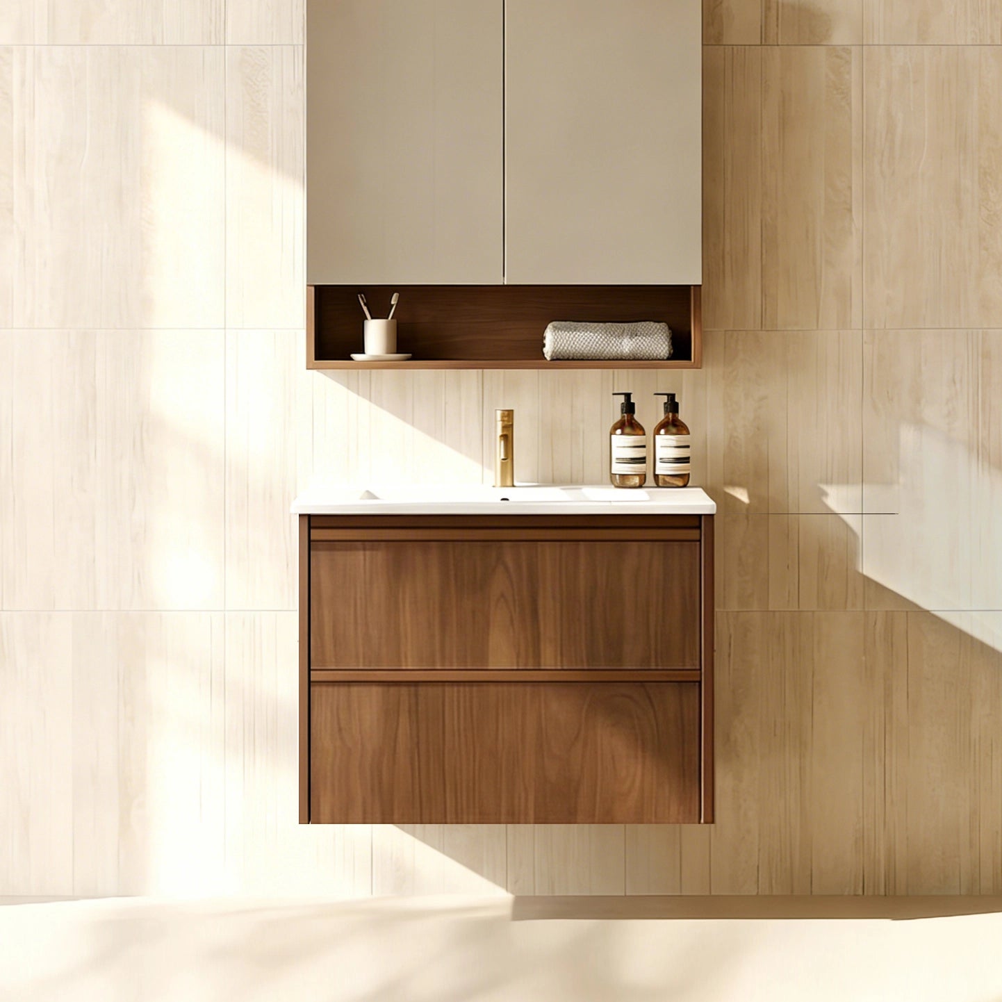 Lukka Ridgewood Modern All-Drawer 600mm Wall Hung Vanity Cabinet