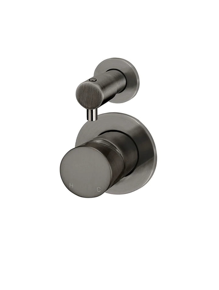 Meir Round Wall Diverter Mixer Pinless Handle Trim Kit MW07TSPN