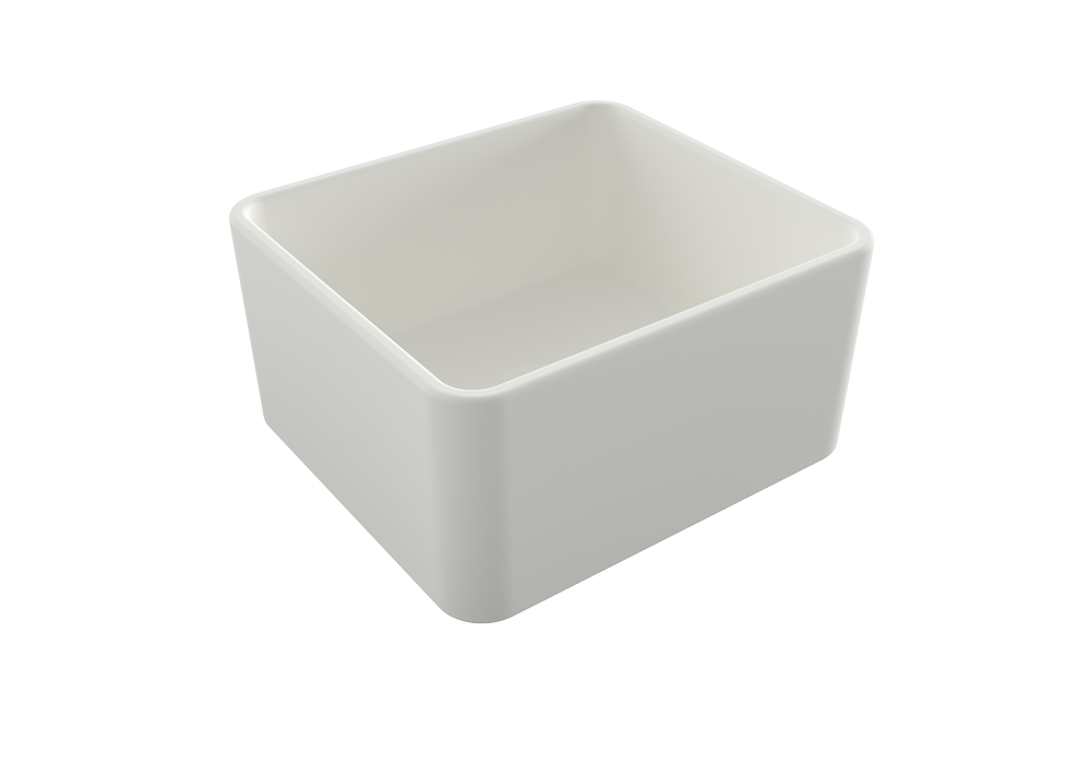 Turner Hastings Novi 50 x 46 Fine Fireclay Butler Sink - White Gloss