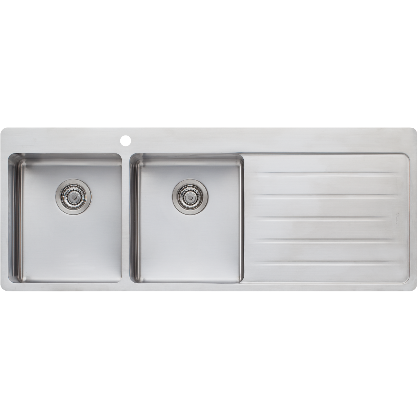 Oliveri Sonetto Double Left Hand Bowl Sink with Drainer SN1071