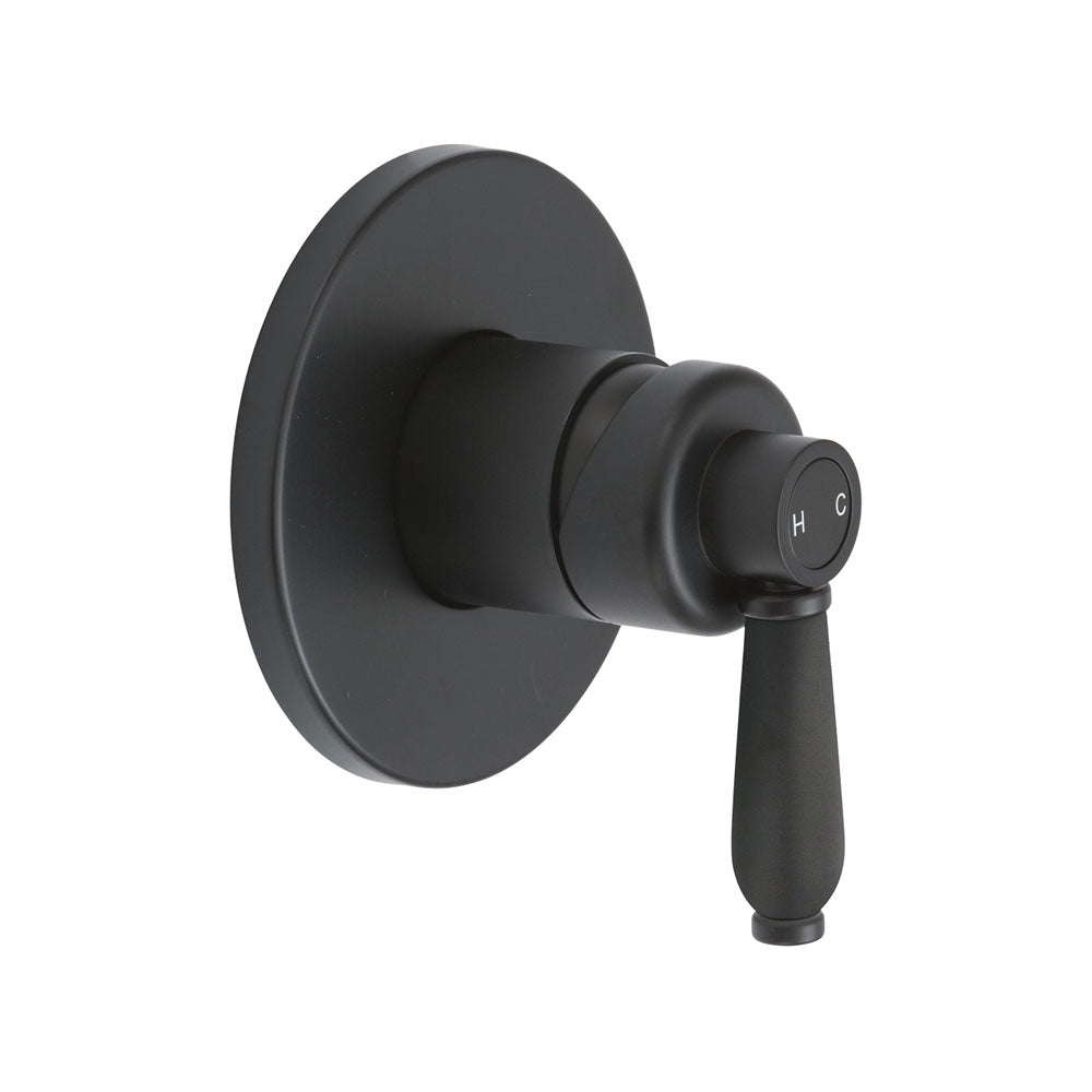 Fienza Eleanor Shower/Bath Mixer Matte Black 202101BL