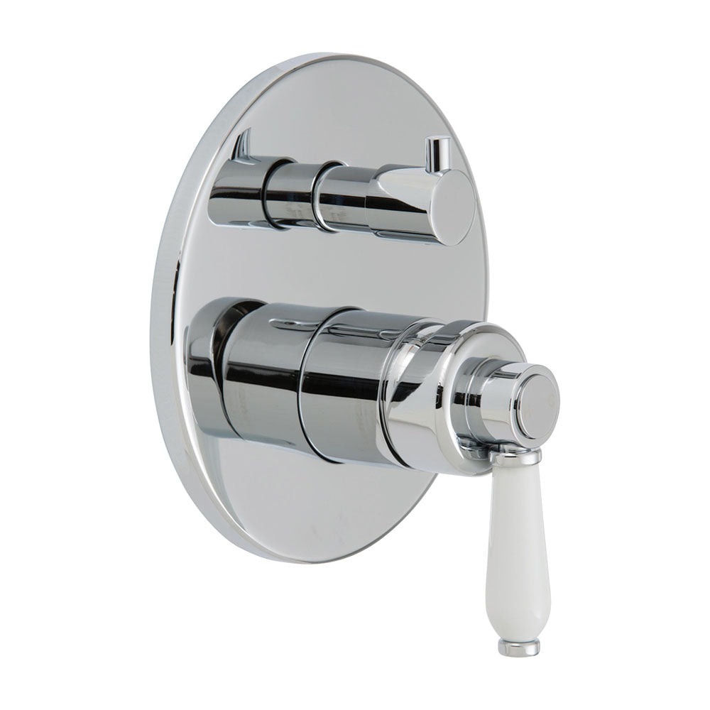 Fienza Eleanor Shower/Bath Diverter Mixer Chrome/Ceramic Handle 202102