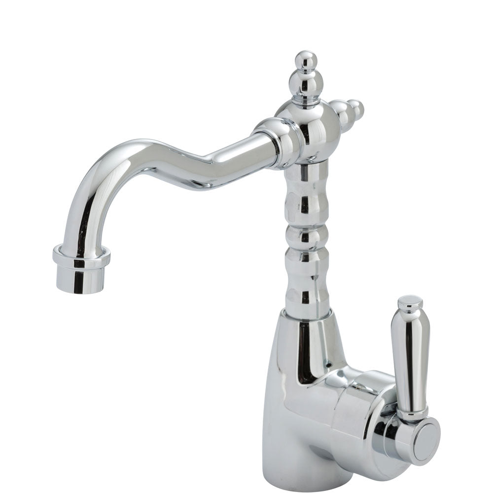 Fienza Eleanor Shepherds Crook Basin Mixer Chrome 202103CC