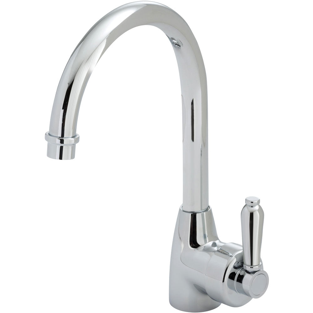 Fienza Eleanor Gooseneck Sink Mixer Chrome 202109CC