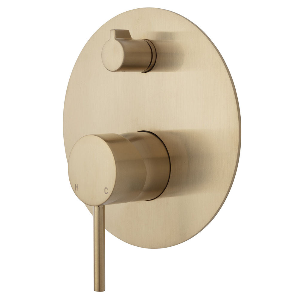 Fienza Kaya Shower/Bath Diverter Mixer Urban Brass 228102UB