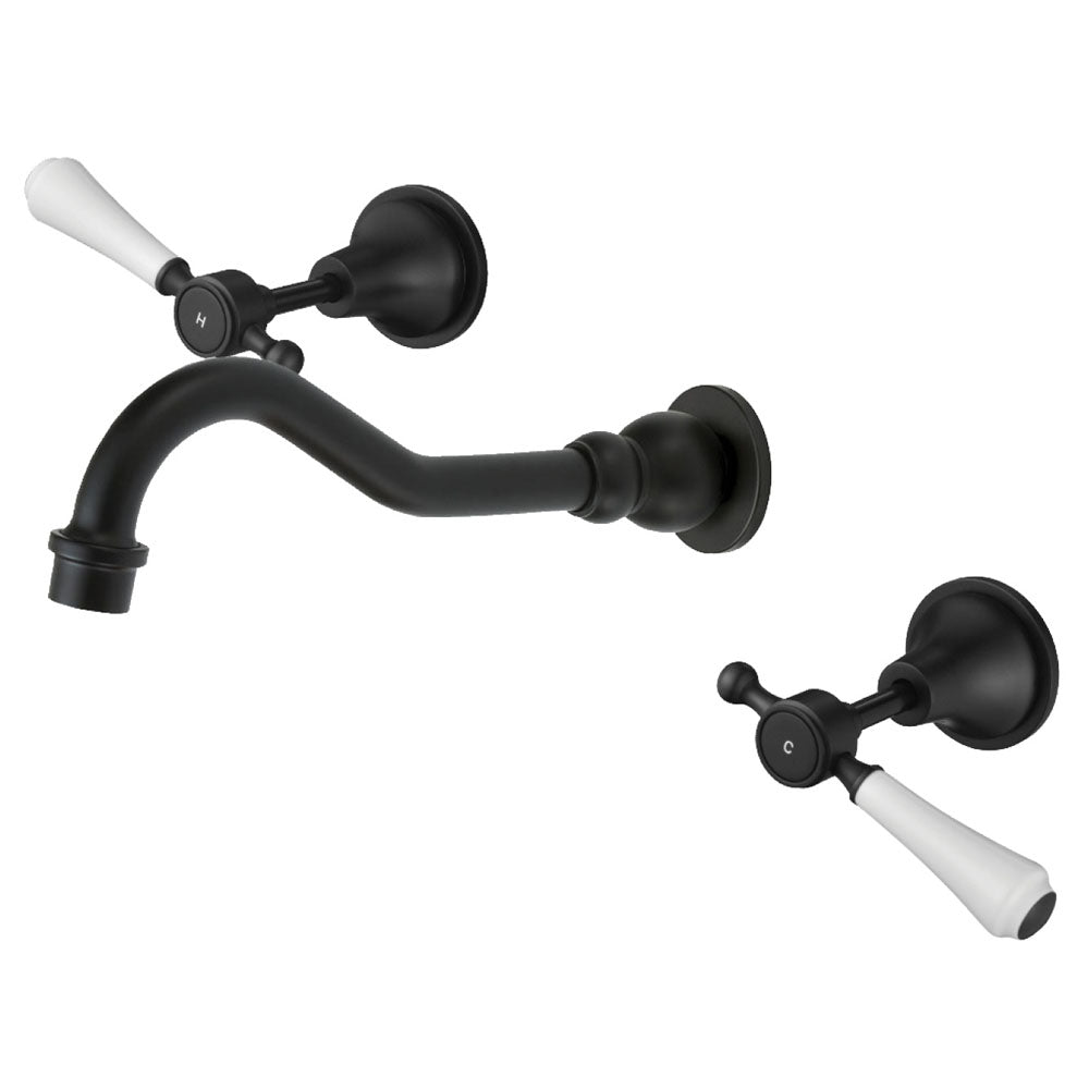 Fienza Lillian Lever Bath Set Matte Black 339102BK