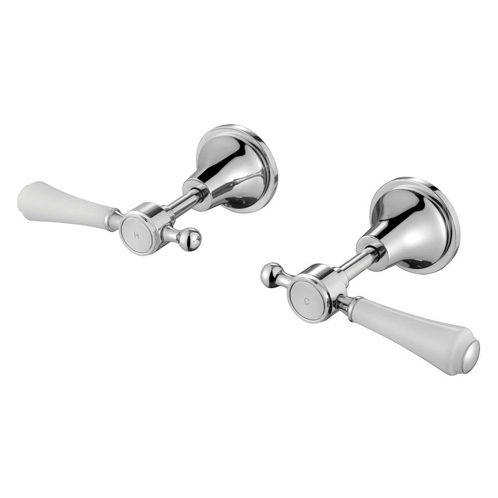 Fienza Lillian Lever Wall Top Assemblies Chrome 339104