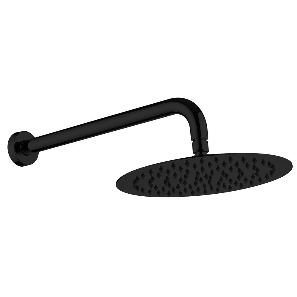 Fienza Kaya Wall Shower Set Matte Black 411125B-B