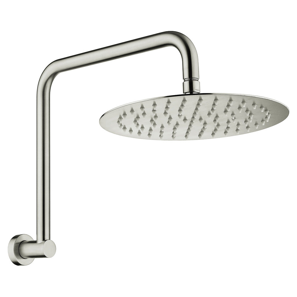 Fienza Kaya Gooseneck Shower Set Brushed Nickel 411125BN-A