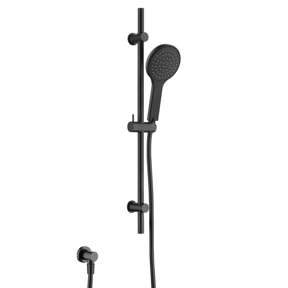 Fienza Kaya Shower Rail Matte Black 444109B
