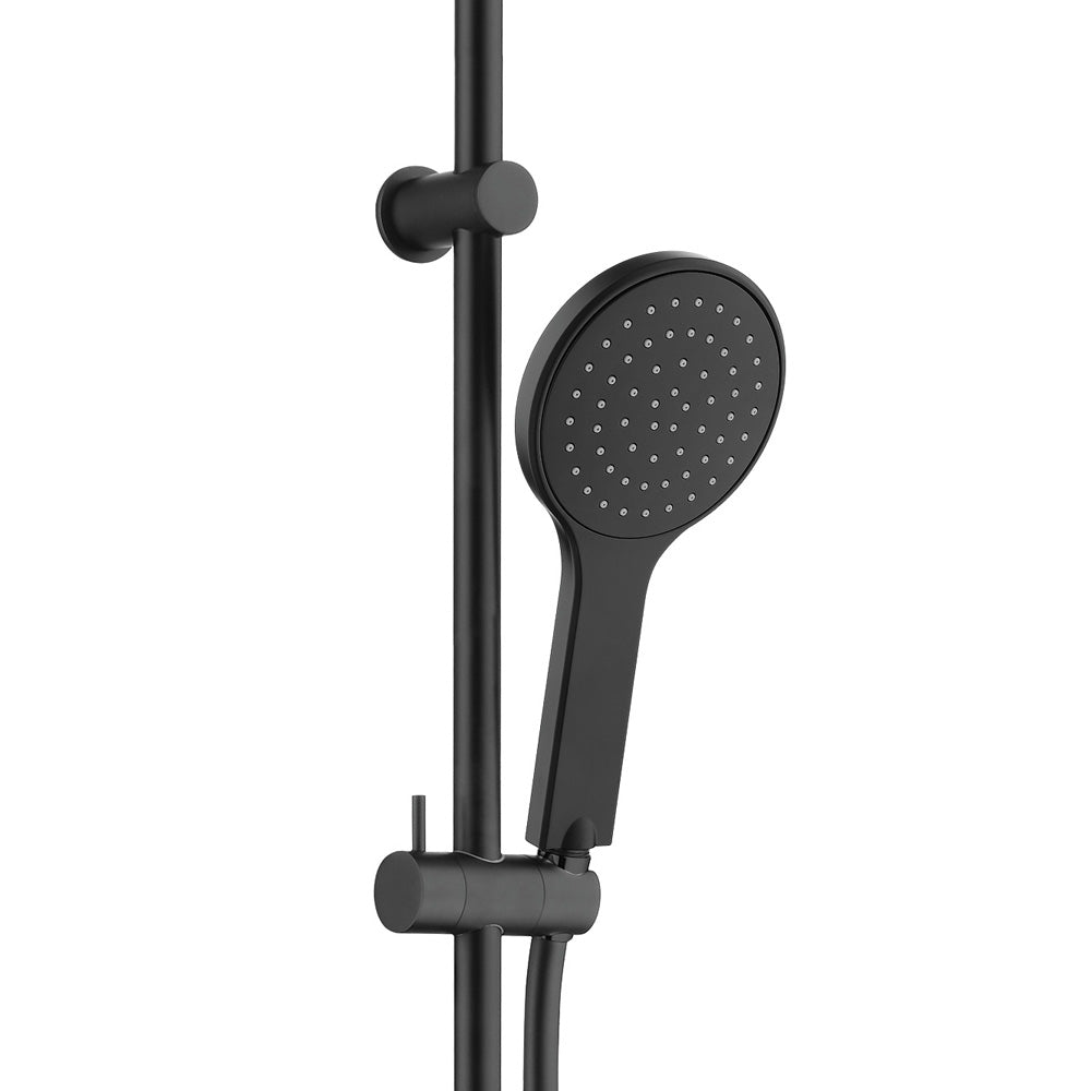 Fienza Kaya Shower Rail Matte Black 444109B