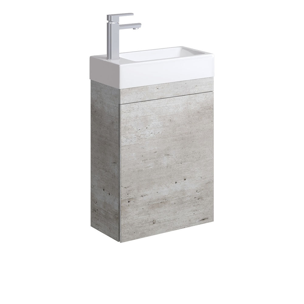 Fienza Edge 450 Ensuite Wall Hung Vanity Industrial 45RX/45RX-OF