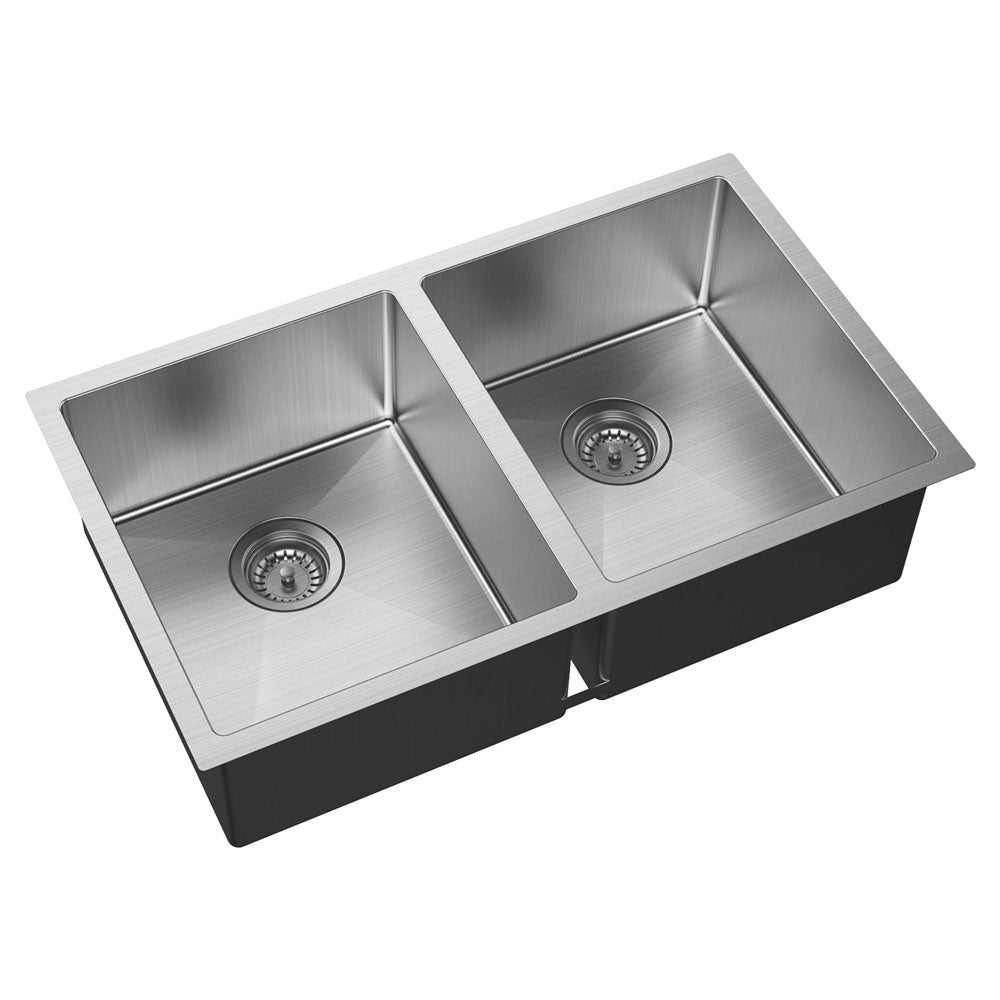 Fienza Hana 27/27L Stainless Steel Double Bowl Sink 68403