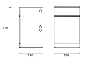 Everhard 45 Litre Nugleam Laundry Unit